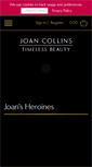 Mobile Screenshot of joancollinsbeauty.com